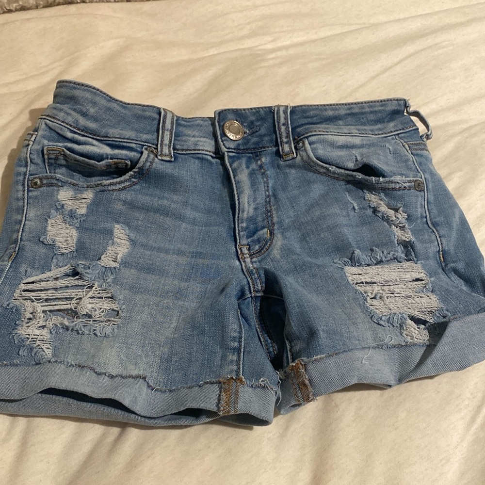 American Eagle Outfitters ripped jeans shorts size 4